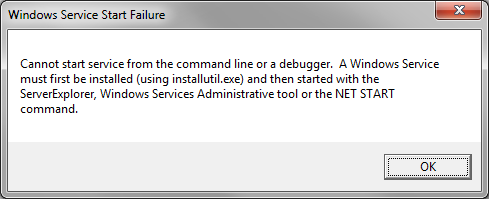 How to Debug a Windows Service in Visual Studio